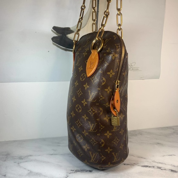 ❌❌LOUIS VUITTON Iconoclasts Bag Baby Punching Karl Lagerfeld Gold Chain Monogram - Picture 5 of 16